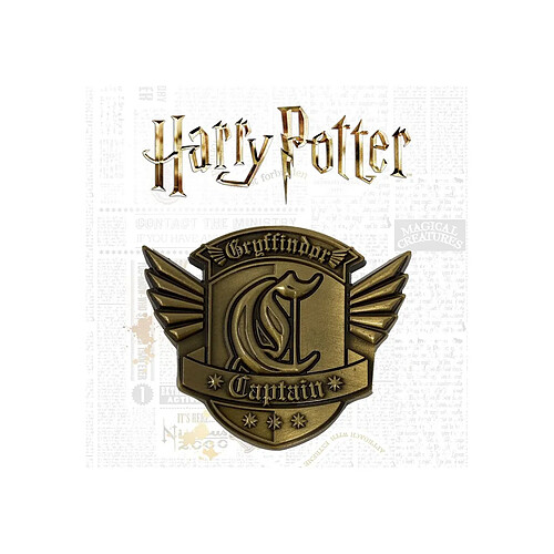 Fanattik Harry Potter - Médaillon Gryffindor Captain Limited Edition