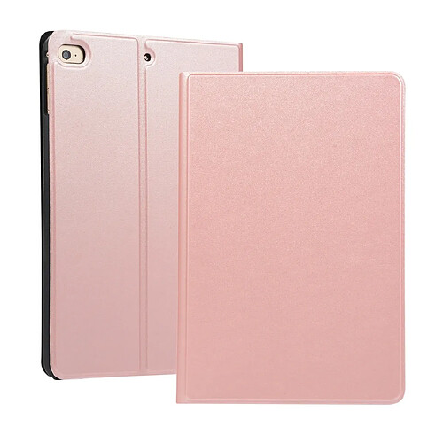 Wewoo Housse Étui Coque à rabat horizontal en cuir TPU Elastic Force pour iPad Mini 2019 et 4avec support or rose