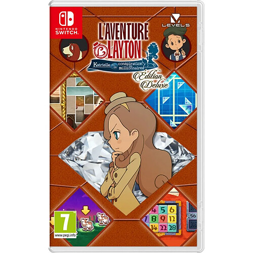 Jeu vidéo pour Switch Nintendo El Misterioso Viaje de Layton Edición Deluxe