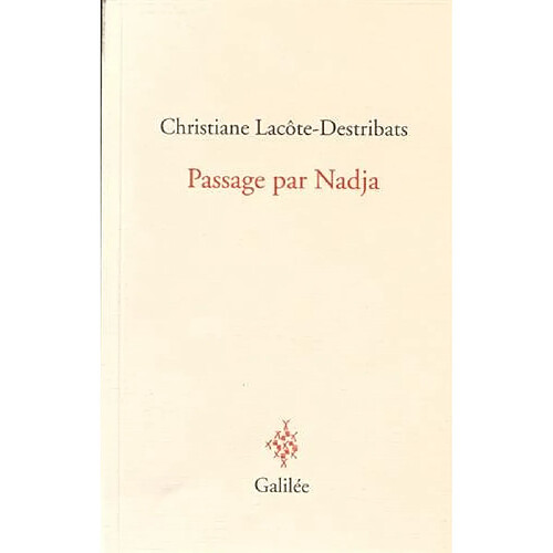 Passage par Nadja · Occasion