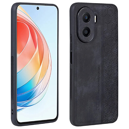 Coque en TPU + PU anti-chocs pour votre Honor X40i 5G - noir