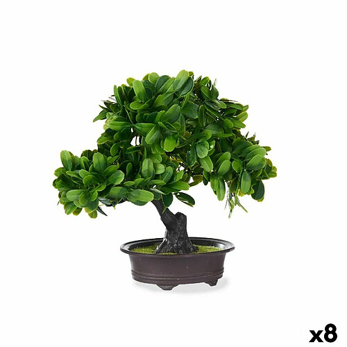 Ibergarden Plante décorative Bonsai Plastique 27 x 28 x 14 cm (8 Unités)