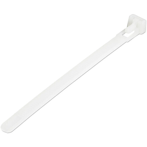 StarTech.com CBMZTRB5 serre-câbles Attache de câble détachable Nylon, Plastique Blanc 100 pièce(s)