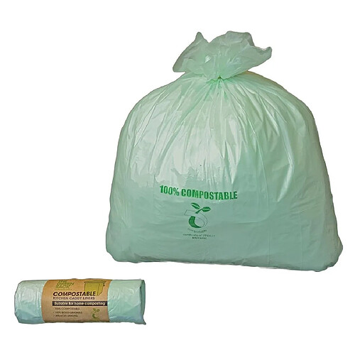 Sacs Poubelle Compostables 10 Litres - Lot de 24 - Jantex