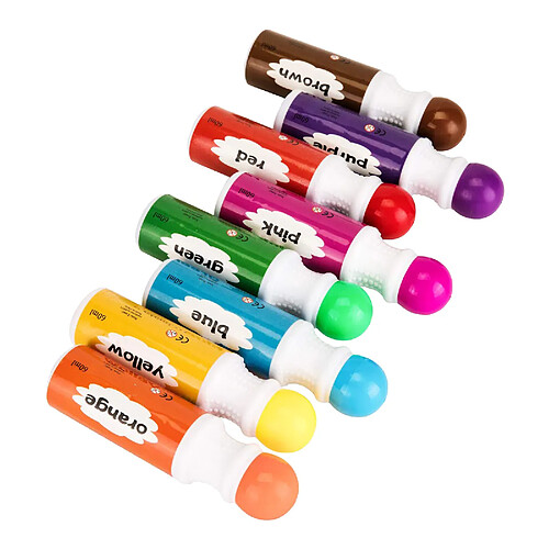 8 couleurs Lavable Marqueurs Dot, Bingo Dabbers pour Enfants et Les Tout-petits, non-Toxique et à Base D'eau Bingo Marqueur Parfait pour Enfants D'âge