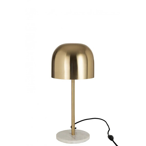 Dansmamaison Lampe Queen Metal/Marbre Or