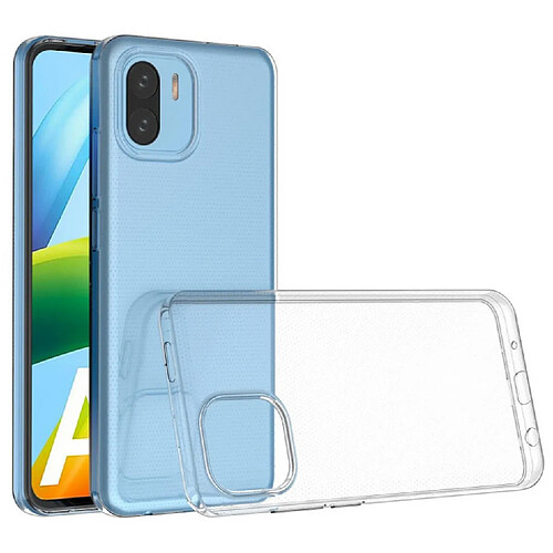 Htdmobiles Coque pour Xiaomi Redmi A1 / A2 - housse etui silicone gel fine + film ecran - TRANSPARENT TPU