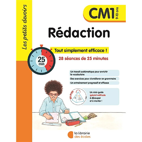 Rédaction CM1, 9-10 ans : 14 séances de 30 minutes : tout simplement efficace !