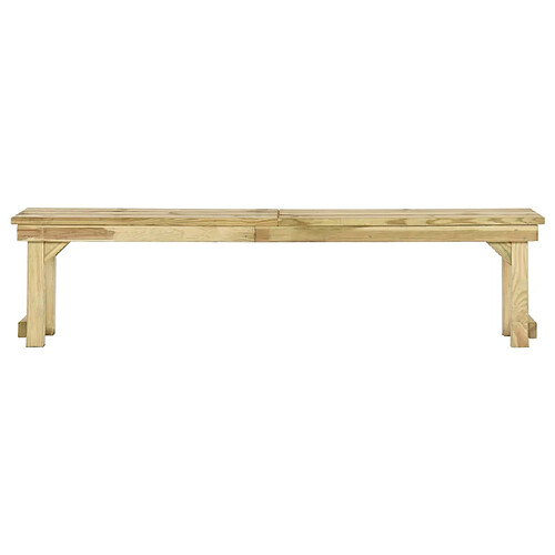 Helloshop26 Banc de jardin meuble de patio d'extérieur terrasse 180 x 38 x 45 cm bois de pin imprégné 02_0011270