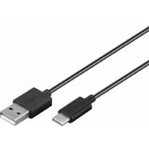 Goobay 45735 câble USB 1 m USB A USB C Mâle Noir (Goobay USB-C Charging and sync Cable 1m Black - su)