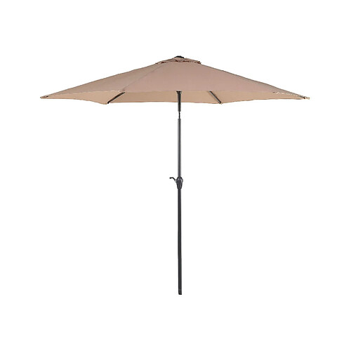 Beliani Parasol de jardin beige sable d 270 cm VARESE