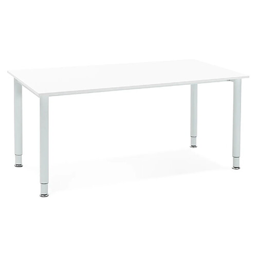 Alterego Table de réunion / bureau design 'FOCUS' blanc - 160x80 cm