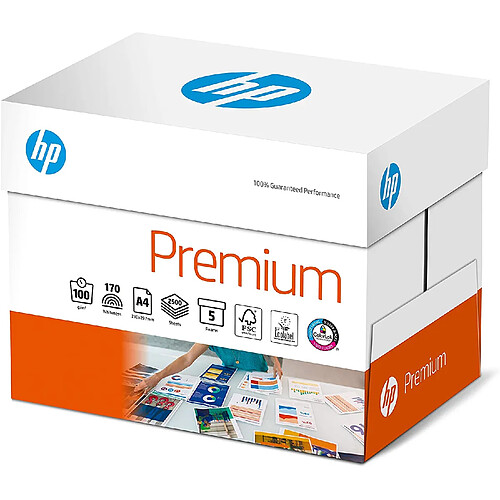 Lot de 5 papiers HP FSC A4 90 g/m² 500 sh/PK