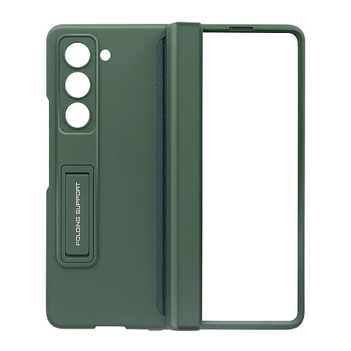 Avizar Coque pour Samsung Galaxy Z Fold 5 Rigide Béquille Porte stylet magnétique Vert