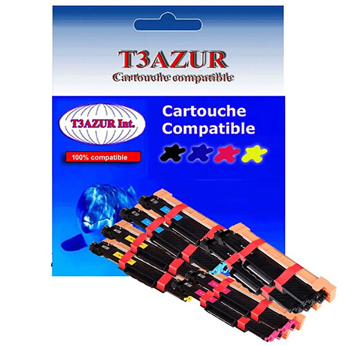 8 Toners Laser compatibles pour Brother MFC-L3770CDW , TN247 - T3AZUR