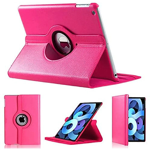 Xeptio Etui rotatif 360 degrés rose Apple iPad AIR 4 10,9 pouces 2020 / iPad AIR 5 M1 2022 - Housse Pochette protection iPad Air 4eme / 5eme generation