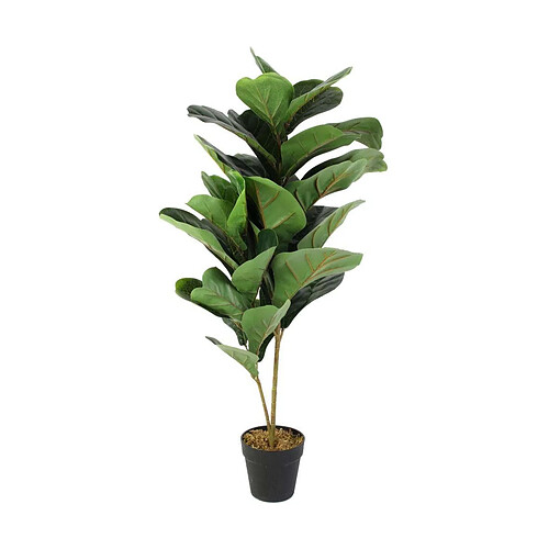 The Home Deco Factory Plante artificielle feuillage dense en pot 90 cm.