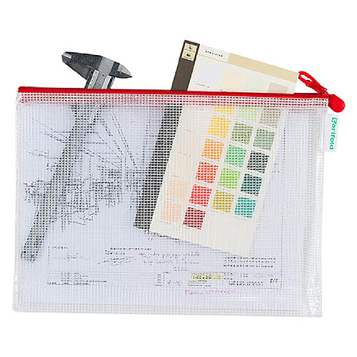 Pochettes à zip A4 paysage Tarifold - Sachet de 8