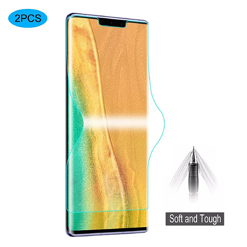 Wewoo Film protecteur de protection contre la déflagration 3D plein écran pour Huawei Mate 30 Pro 2 PCS anti-déflagrant en Hydrogel