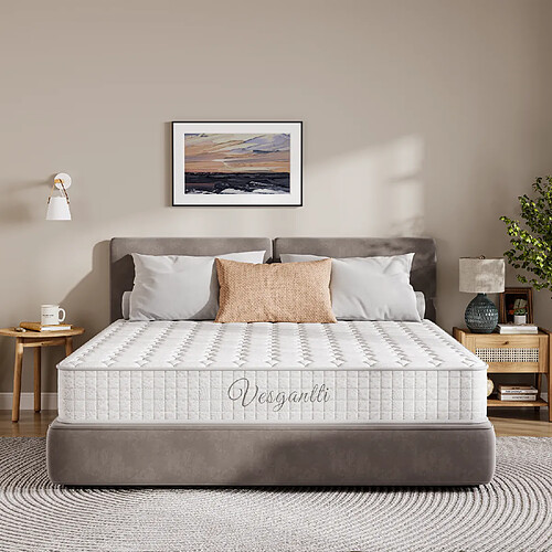 Matelas Vesgantti Tight Top 160x190cm, Épaisseur 24cm, Technologie Hybrid