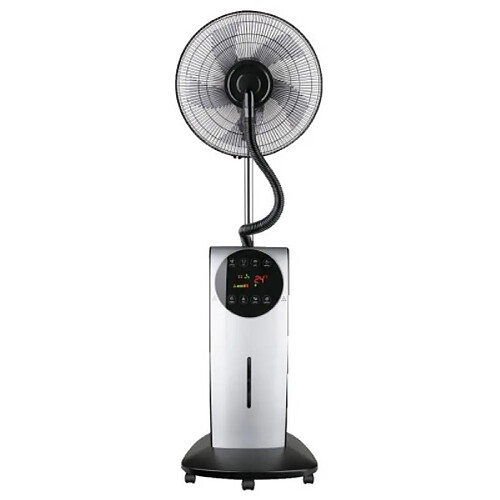 Alpatec Ventilateur brumisateur sur pied 3 vitesses VB 02 gris noir