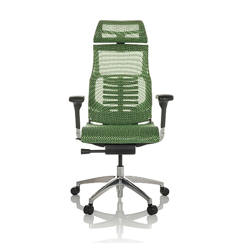 Chaise de bureau / Fauteuil de direction DYNAFIT II Tissu maille vert hjh OFFICE