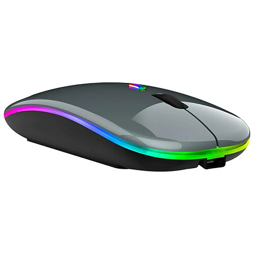 Yonis Souris RGB Sans Fil Ergonomique étanche