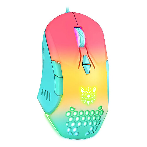 Universal Souris de jeu, souris de jeu ergonomiques câblées avec 7 boutons programmables,