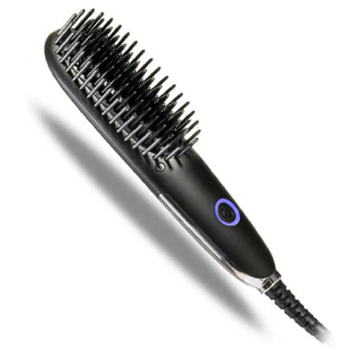 Chrono Brosse à lisser la barbe avec affichage LED et fonction de chauffage MCH(Rose)