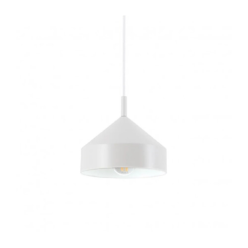 Ideal Lux Suspension Yurta 1 ampoule Métal blanc