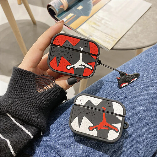 GUPBOO Airpods Coque Housse Étui Protecteur Compatible pour AirPods1/2-baskets de personnalité pour hommes