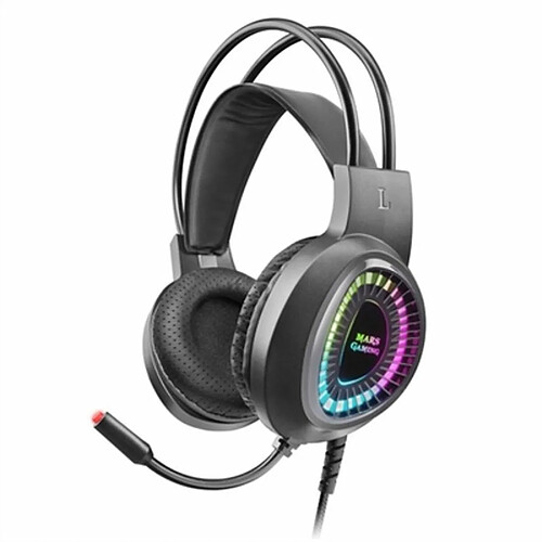 Casques avec Microphone Mars Gaming MH220 Noir