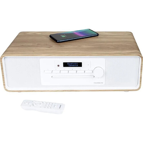 Micro-chaîne Bluetooth - THOMSON - CD/MP3/USB/Radio FM/DAB+ - 75W - Affichage LCD - Télécommande