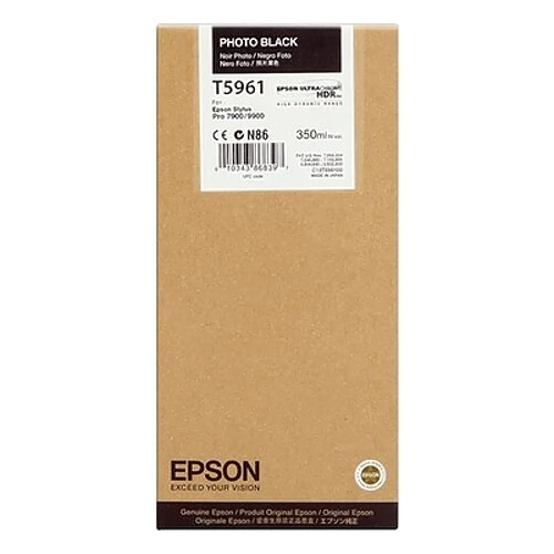 Epson T596 Cartouche Noir photo C13T59610010 (T5961)