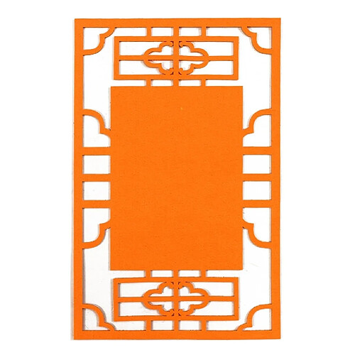 Wewoo Matériaux de décoration de tapis de fond non tissé épais coloré stéréo scolairetaille 23,5x36 cm orange