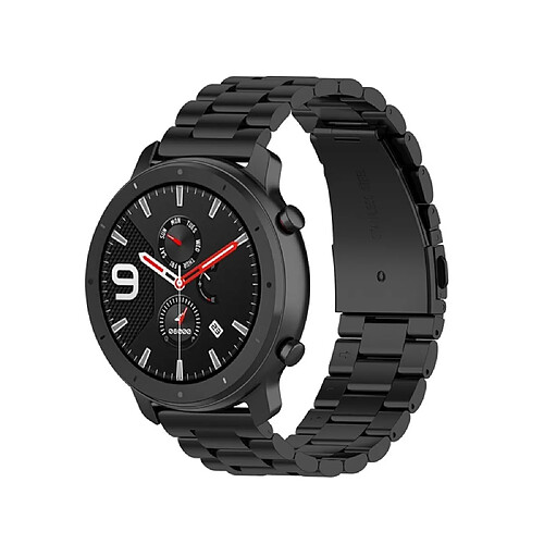 Bracelet en métal noir pour votre Samsung Galaxy Gear S2 Sport/Galaxy Watch Active 2