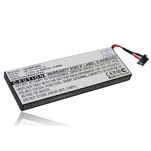 Vhbw Batterie Li-Ion 2400mAh (3,7 V) pour Becker BE7928 et Traffic Assist 7928. Remplace la batterie originale : BP-LP1100/12-A1.