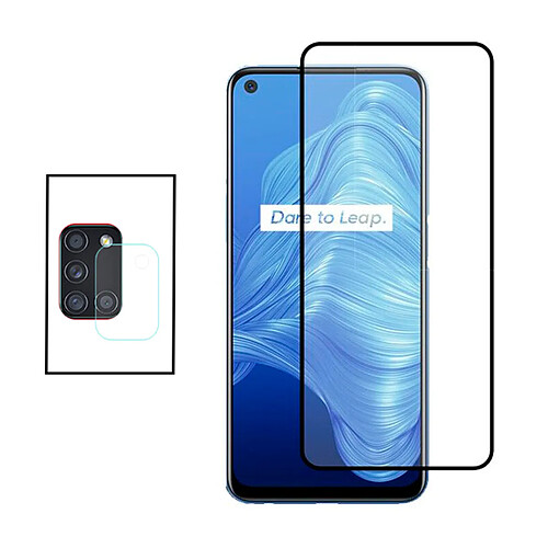 PHONECARE Kit Film Caméra Arrière + Film de Verre Trempé 5D Full Cover pour Realme 7i