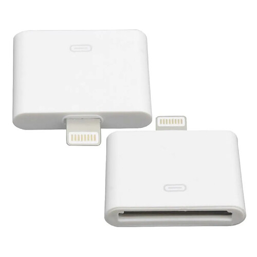 GUPBOO Adaptateur iPhone 4 vers 5 6 7 8 (30pin vers 8pin) blanc,JL2812