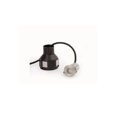 faro Encastrable de jardin Crosby-24V Acier inoxydable,verre Nickel mat 5,5 Cm