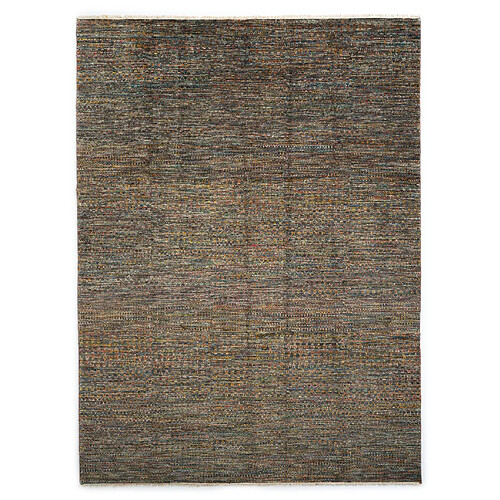 Vidal Tapis de laine 370x274 gris Agra