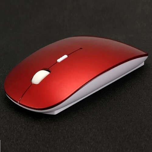 souris sans fil portable et léger(couleur:ROUGE)