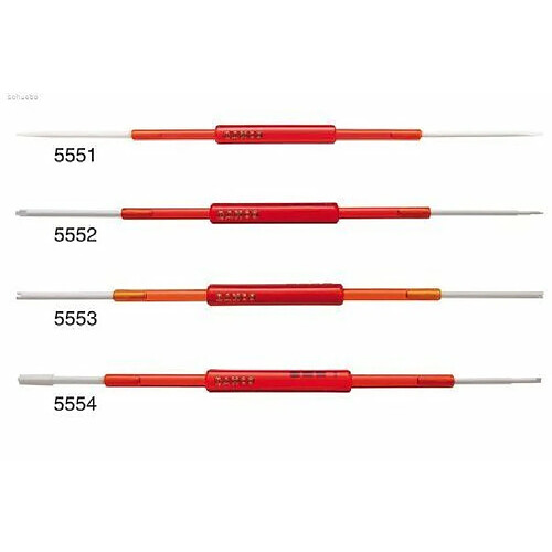 Naive Bahco alignement outil 0,3 x 2 et 4 pans 3 mm, 180 mm