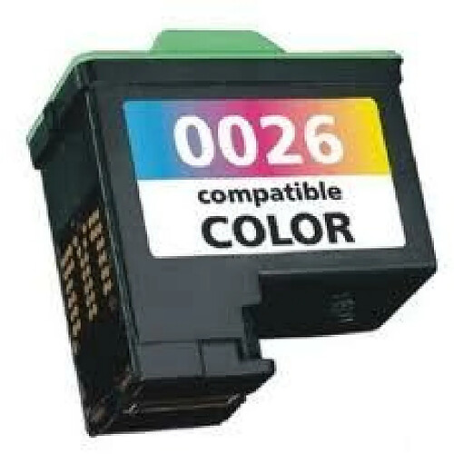 Cartouche d'encre compatible Lexmark N 26 / N 27 Tricolore