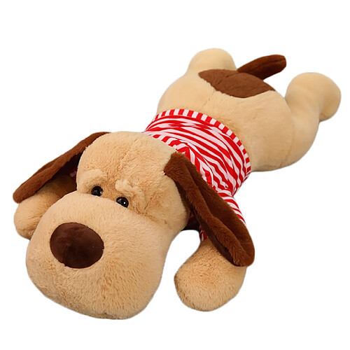 Universal 1 pièce 70cm taille géante douce couchée fourrure de chien peluche jouet peluche animal coussin coussin coussin enfant bébé anniversaire cadeau de Noël | Peluche animal en peluche (rouge)