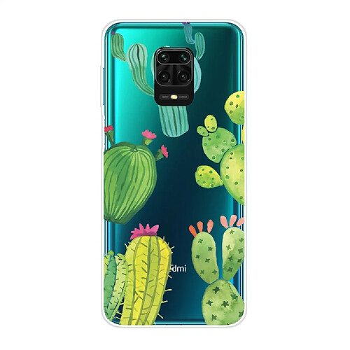 Coque en TPU impression de motif imd clair cactus pour votre Xiaomi Redmi Note 9 Pro Max/Note 9 Pro/Note 9S