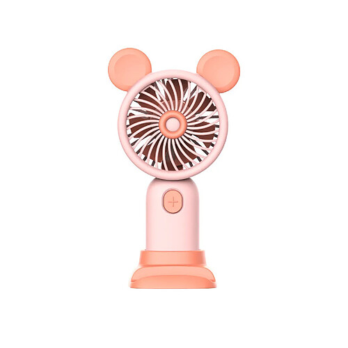 (Rose) Nouveau Mini Support de Téléphone Portable d'Été Portable, Petit Ventilateur, Chargement Usb