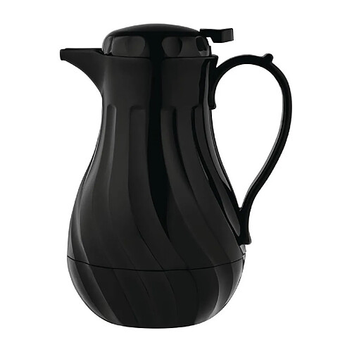 Pichet à café isotherme torsadé noir - 2 litres - Olympia