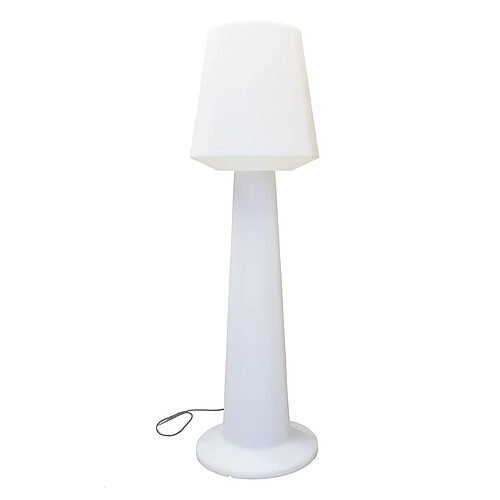 Lumisky Lampadaire ext filaire AUSTRAL Blanc Polypropylène H110CM