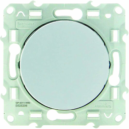 Schneider Electric Bouton poussoir 10A aluminium